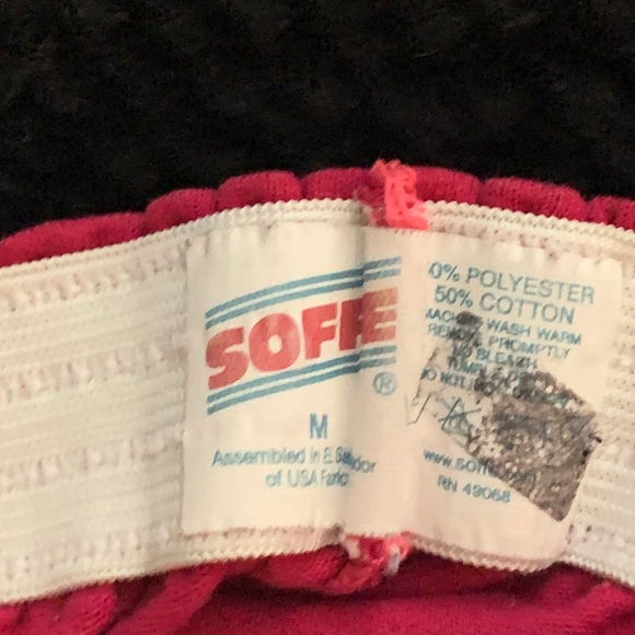 Soffe Fuisha Pink Elastic Waist Shorts - Picture 3 of 5